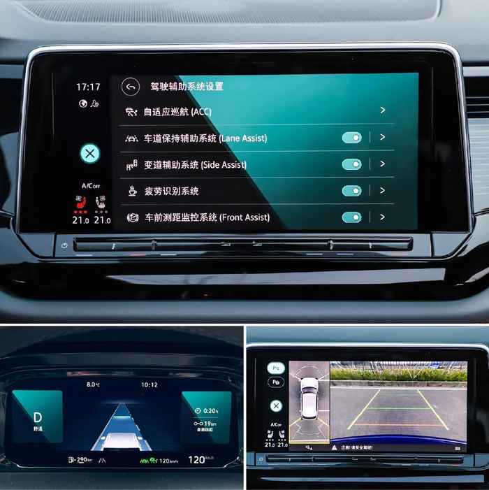 front-assist-control-panel